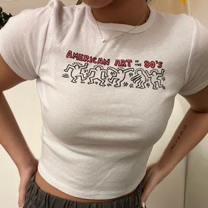 urban outfitters small keith haring American Art of the 80s tee